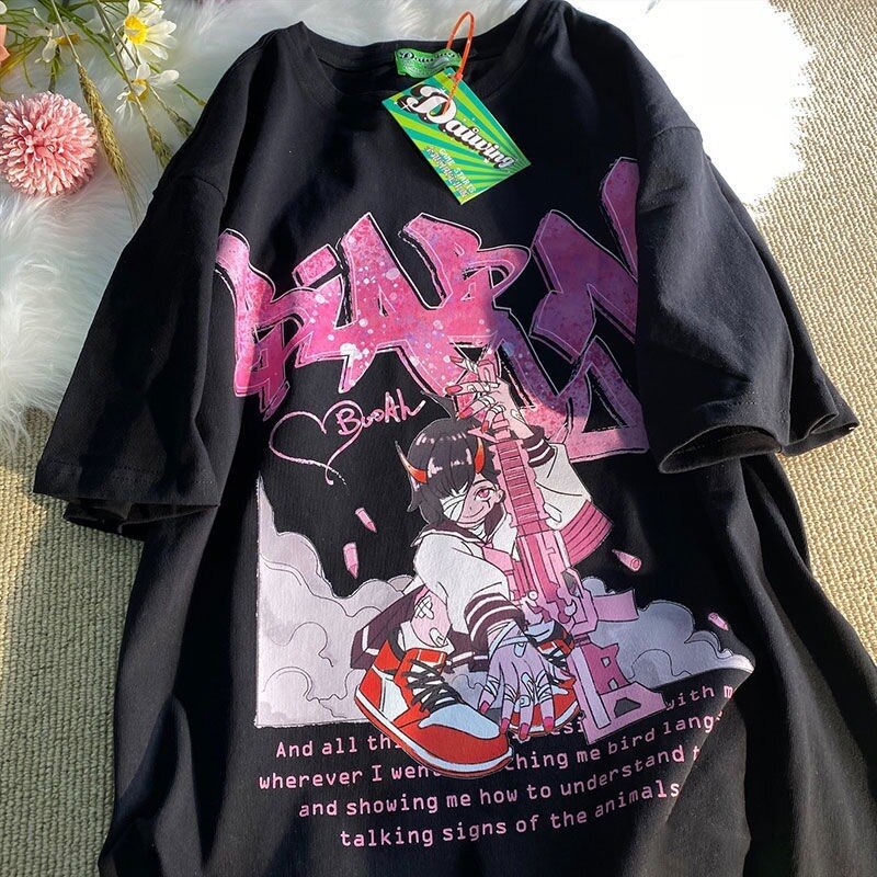 Japan JK Girl Anime Graphic T Shirts - Frederika’s favorites 🦊