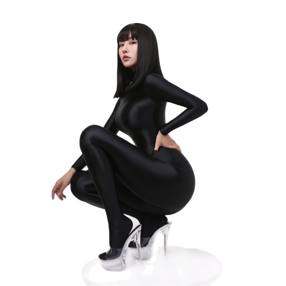 Glossy Elastic One-Piece Jumpsuit - Frederika’s favorites 🦊