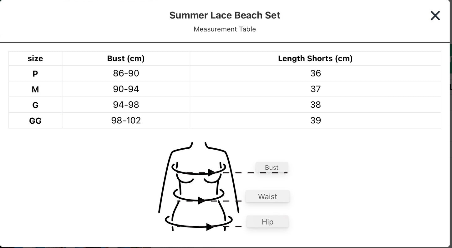 Lace Summer Beach Set - Frederika’s favorites 🦊