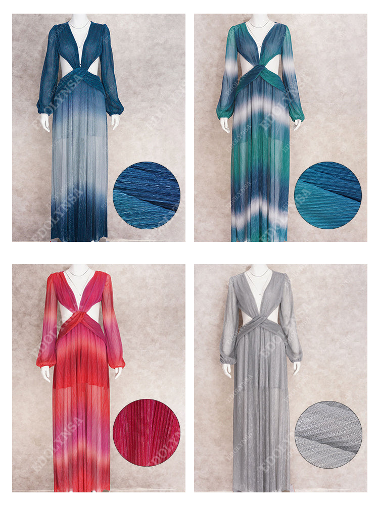 Women's Long Lantern Sleeve Dress - Frederika’s favorites 🦊