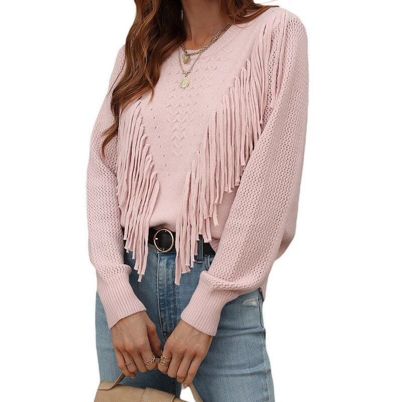 Women Tassels Autumn Sweaters - Frederika’s favorites 🦊