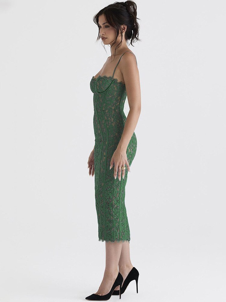 Elegant Backless Midi Dress - Frederika’s favorites 🦊