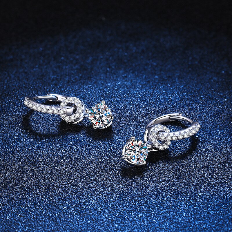 Genuine Moissanite Drop Earrings - Frederika’s favorites 🦊