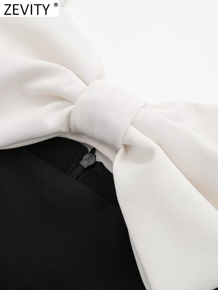 Sexy Bow Design White And Black Playsuits - Frederika’s favorites 🦊