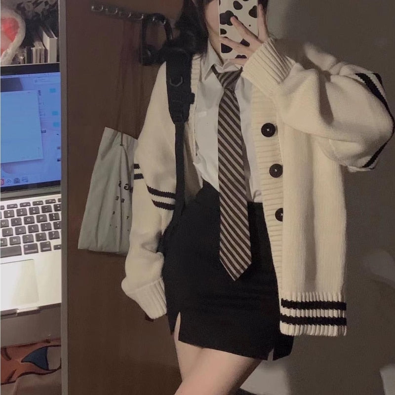 All-match Patchwork Cardigan - Frederika’s favorites 🦊