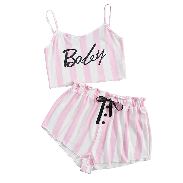 2 Pieces Summer Short Sleepwear - Frederika’s favorites 🦊