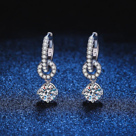 Genuine Moissanite Drop Earrings - Frederika’s favorites 🦊
