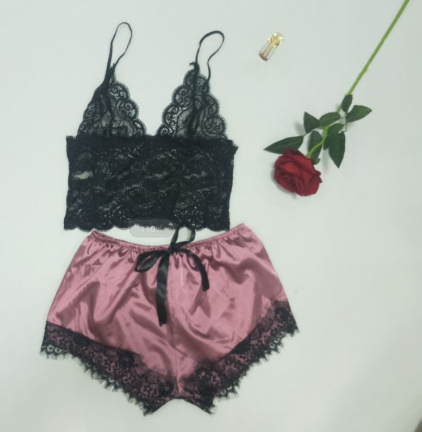 Lace Satin Sleepwear Set - Frederika’s favorites 🦊