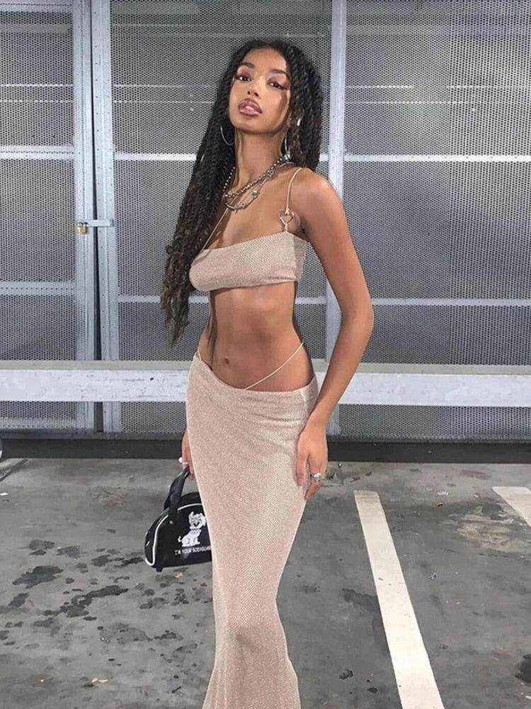 Summer Beach Mesh Two Piece Dresses Set - Frederika’s favorites 🦊