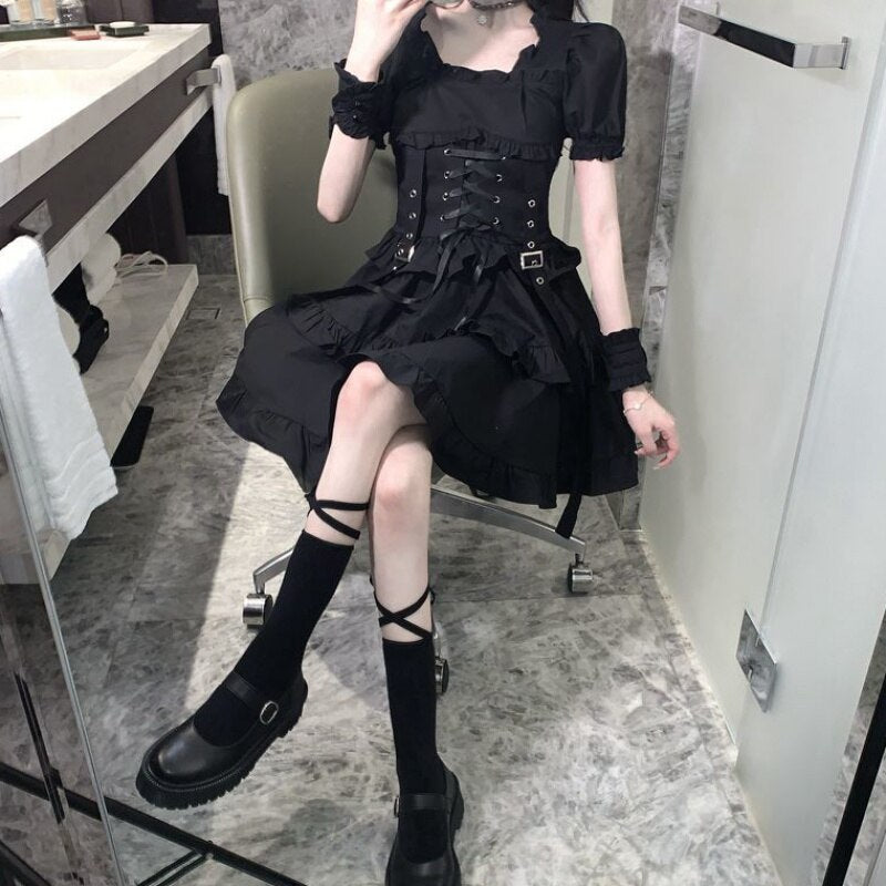 Gothic Women Black Dress - Frederika’s favorites 🦊