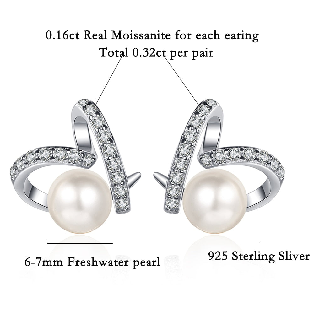 Freshwater Pearl Engagement Stud Earring - Frederika’s favorites 🦊