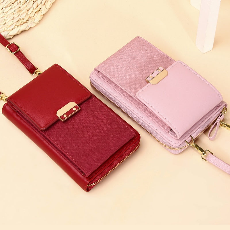 PU Leather Ladies Wallet Crossbody Bag - Frederika’s favorites 🦊