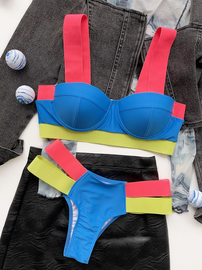 Patchwork Sexy Swimwear - Frederika’s favorites 🦊