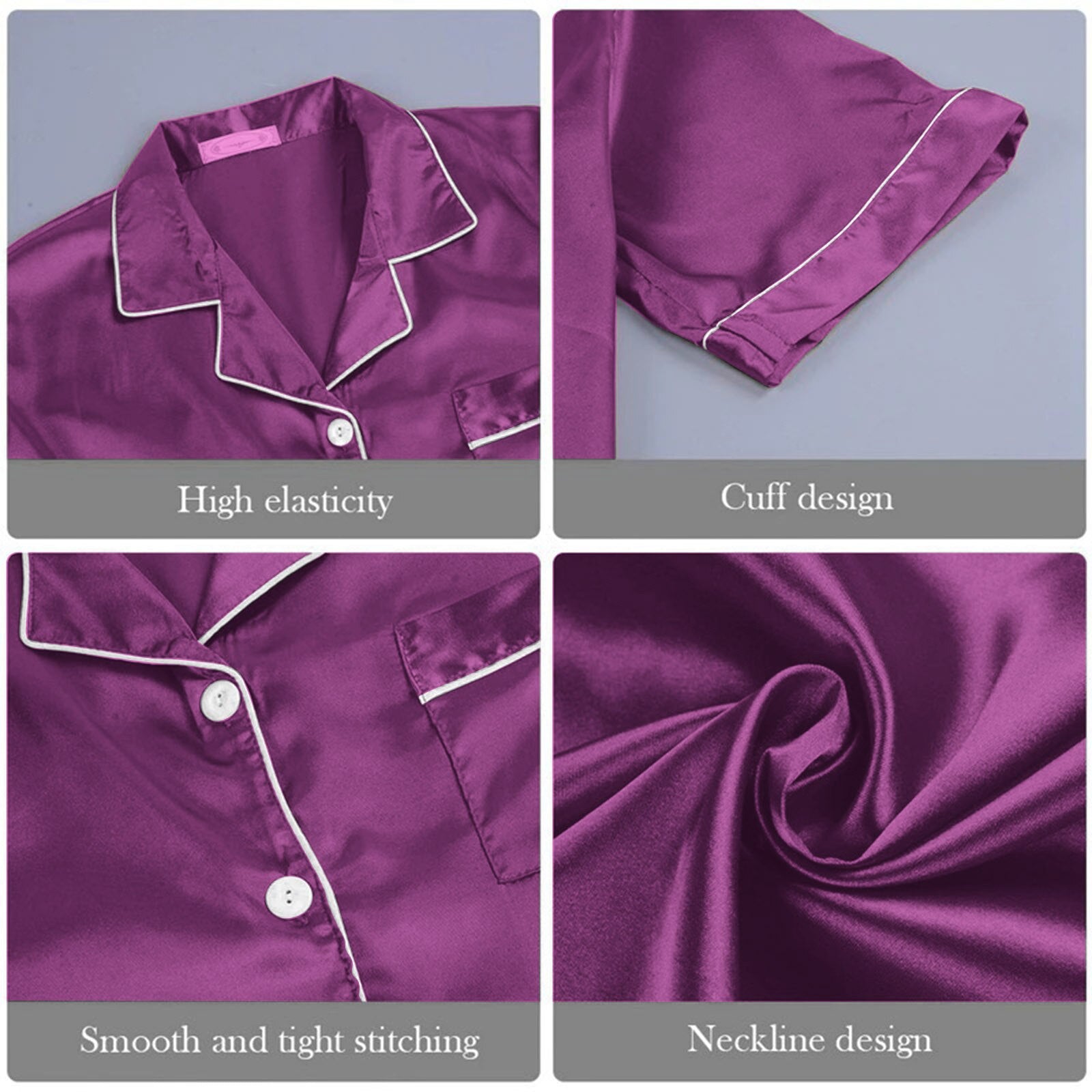 Silk Short Sleeve and Pajamas for Women - Frederika’s favorites 🦊
