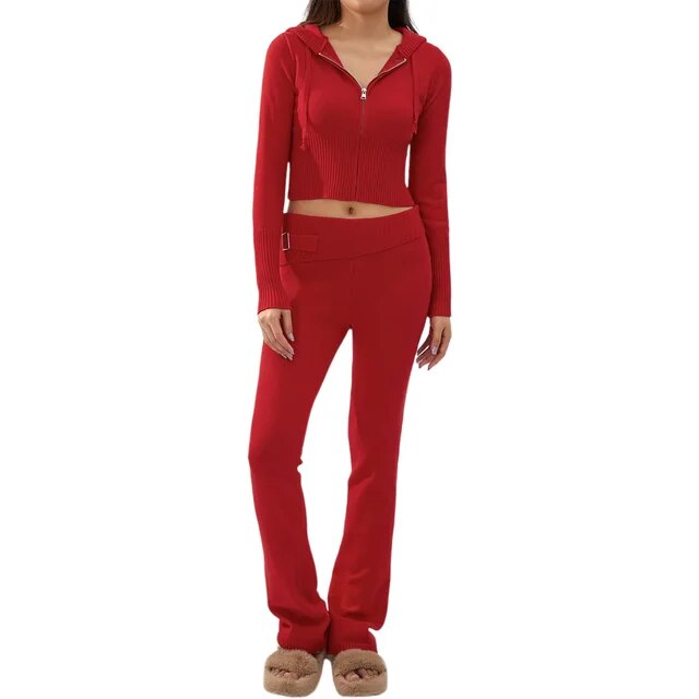 Spring Knitted Women's Two Piece Sets - Frederika’s favorites 🦊