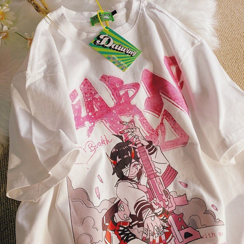 Japan JK Girl Anime Graphic T Shirts - Frederika’s favorites 🦊