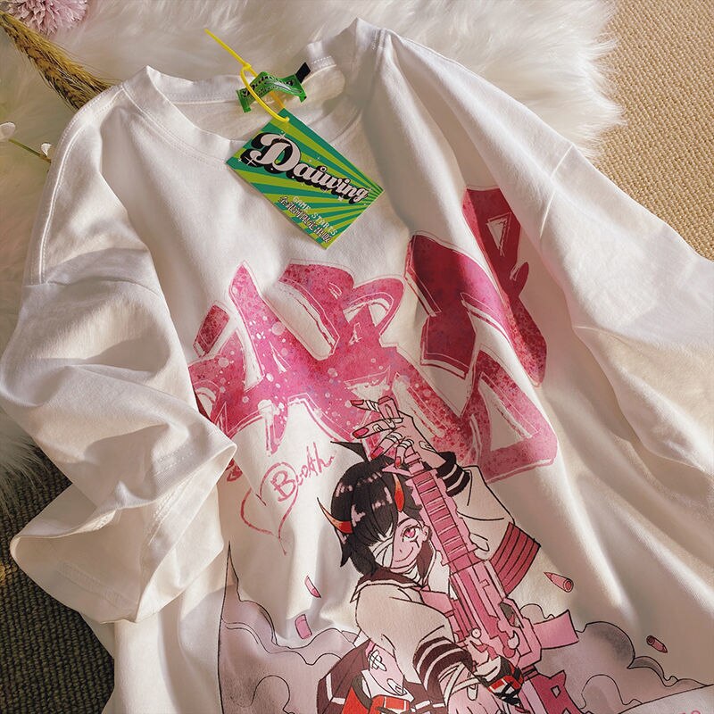 Japan JK Girl Anime Graphic T Shirts - Frederika’s favorites 🦊