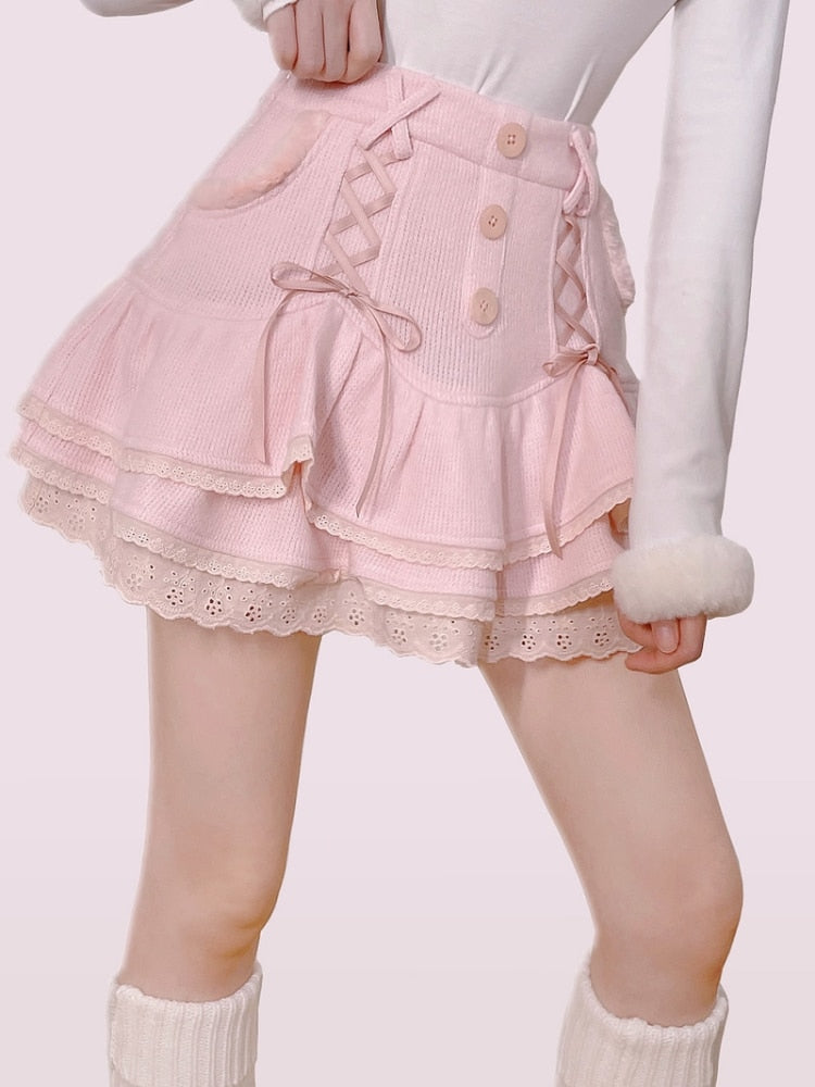 Lace Elegant Mini Skirt and Blouse - Frederika’s favorites 🦊
