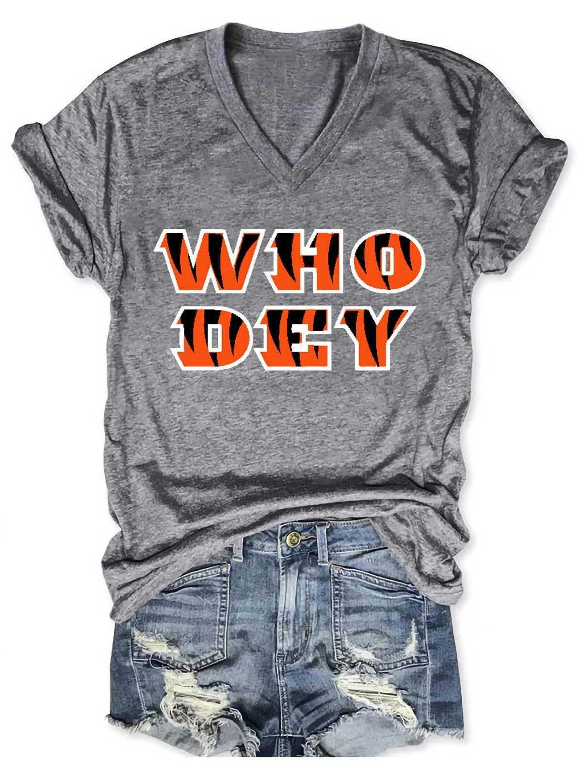 Women Who Dey V-Neck Shirt - Frederika’s favorites 🦊
