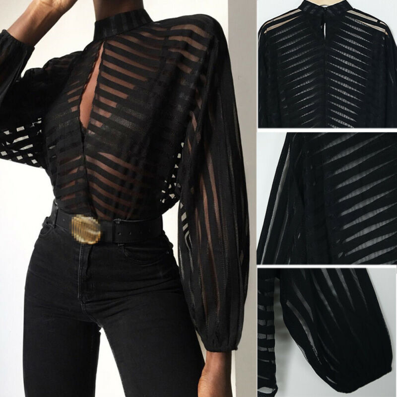 Mesh Net Long Sleeve Blouse - Frederika’s favorites 🦊