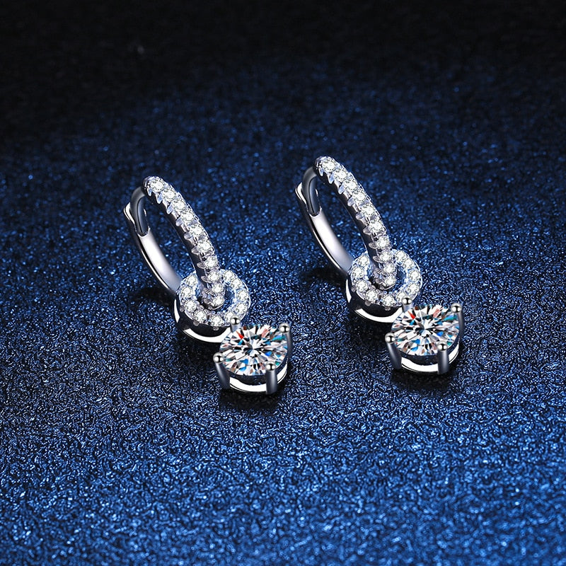 Genuine Moissanite Drop Earrings - Frederika’s favorites 🦊