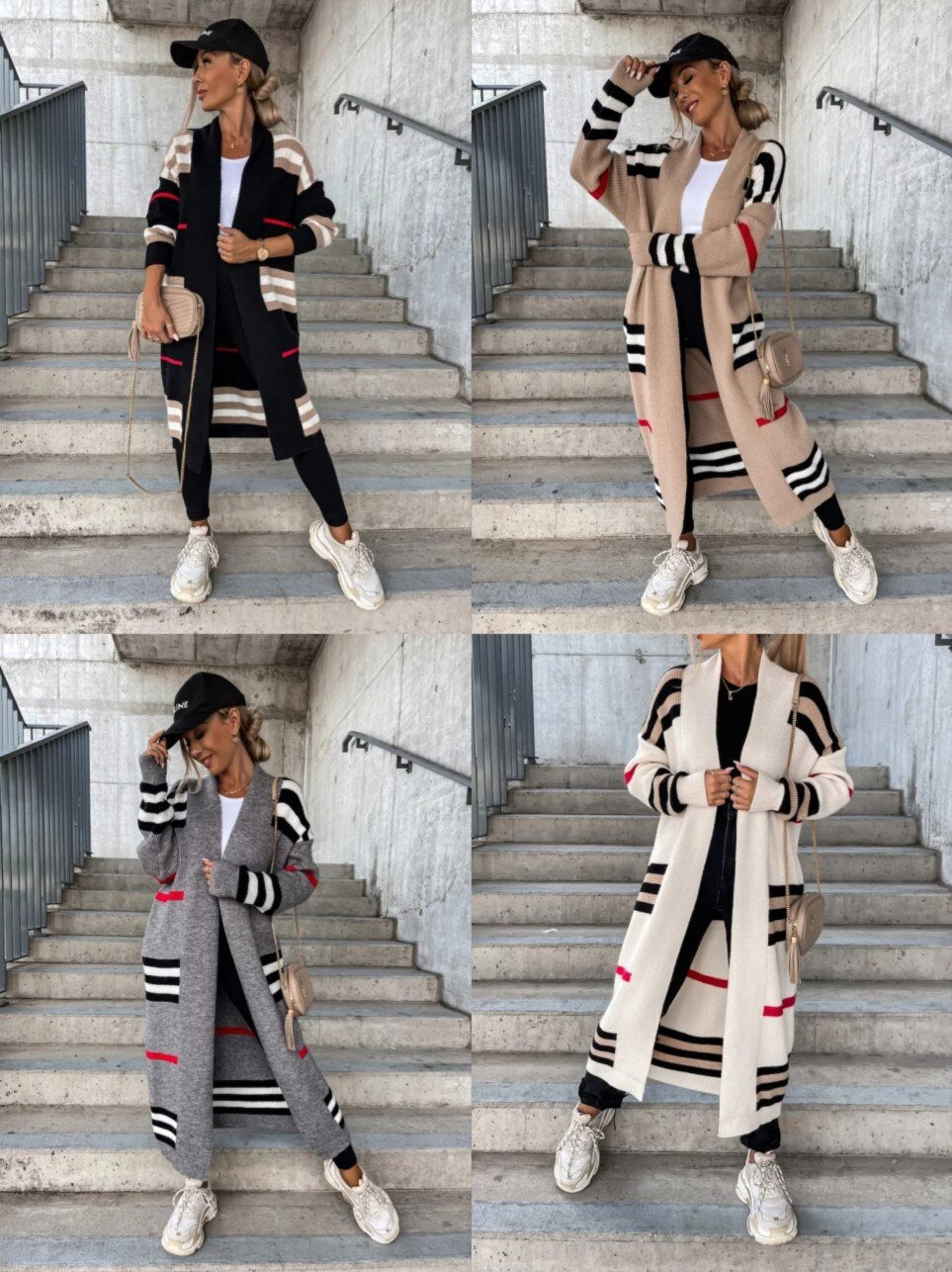 Women Stripe Sweater Casual Wear - Frederika’s favorites 🦊