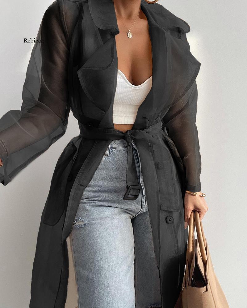 Women Fashion See Through Outdoor Tops - Frederika’s favorites 🦊