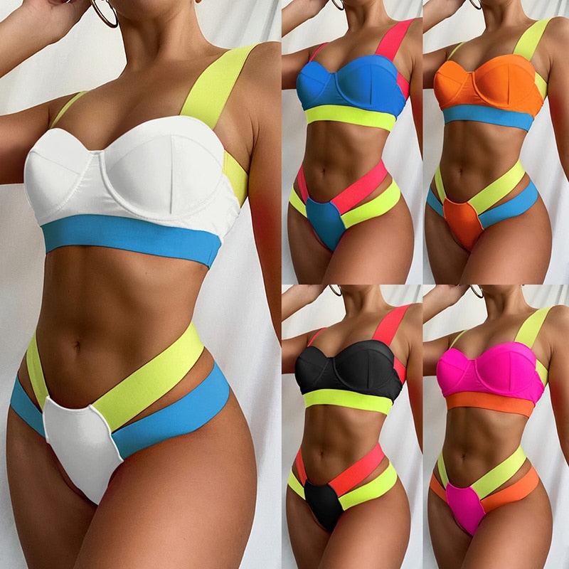 Patchwork Sexy Swimwear - Frederika’s favorites 🦊