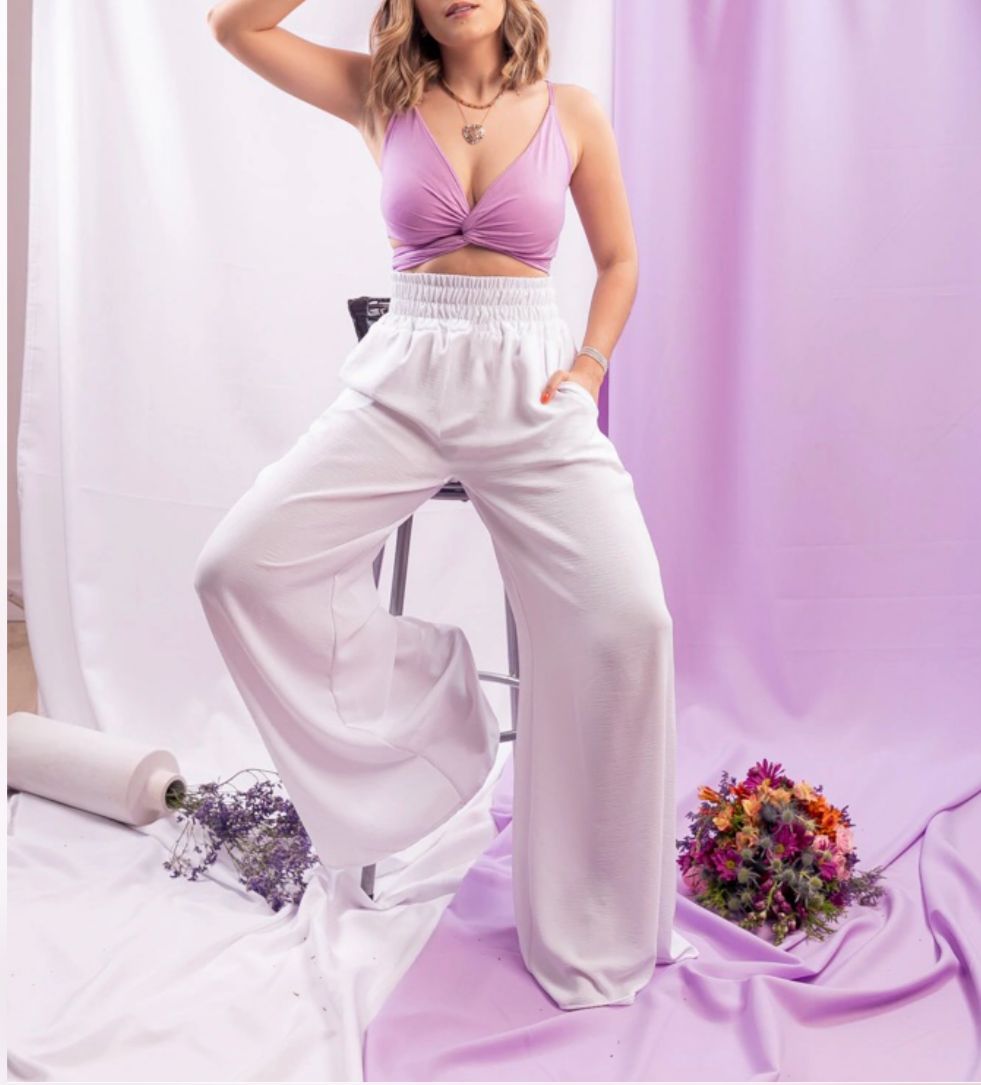 Désir Linen Trousers - Pantalona Model with Pockets and Elastane Coz - Frederika’s favorites 🦊