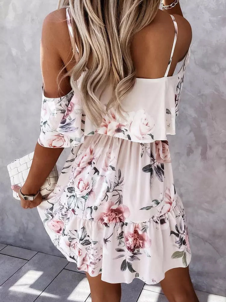 Off Shoulder Floral Mini Dress - Frederika’s favorites 🦊